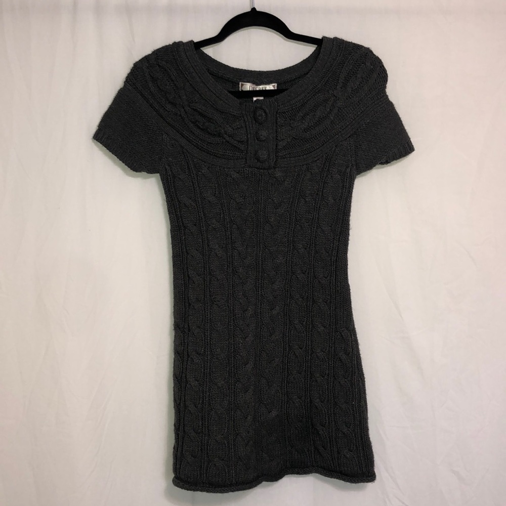 *SOLD* Dark Grey Sweater Dress